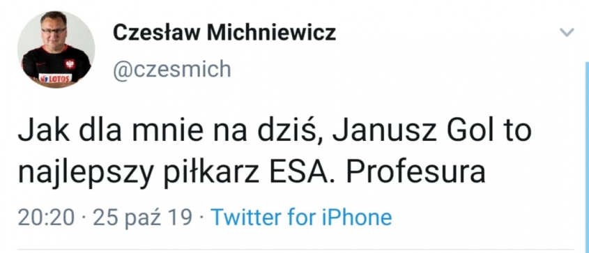 NAJLEPSZY piłkarz Ekstraklasy według Czesława Michniewicza
